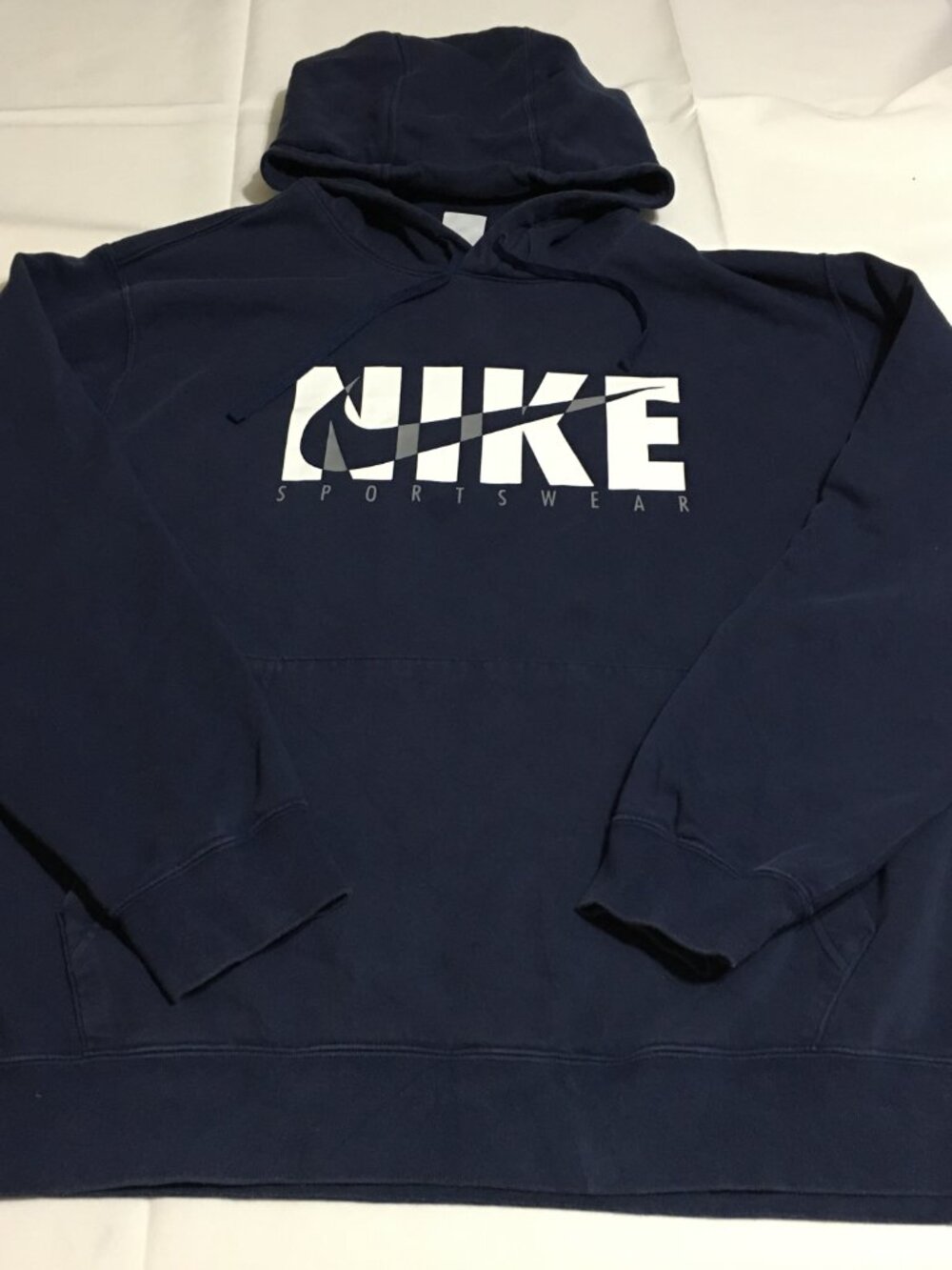 Nike Sportswear Mens 2XL Blue Sweatshirt Hoodie Pullover